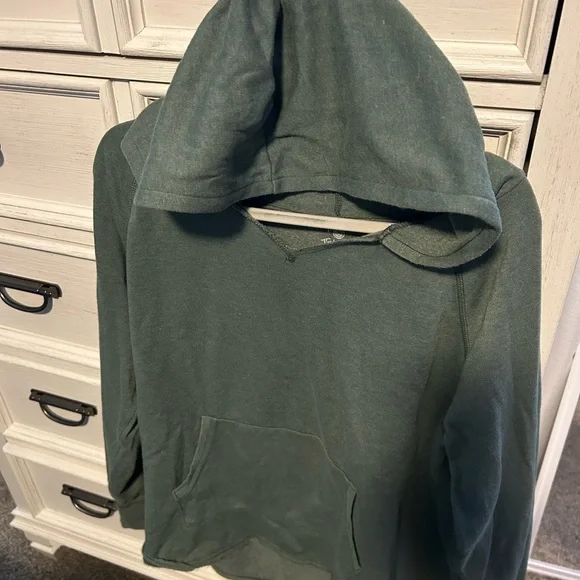 Women's Green Hoodie Top - Picture 2 of 4